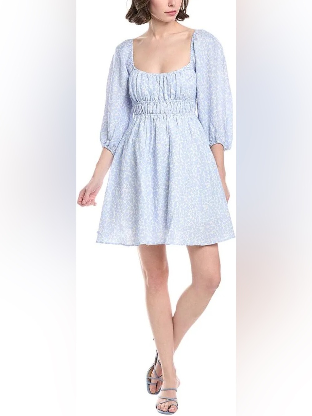 Hermoza Women's Lala Linen-Blend Mini Dress